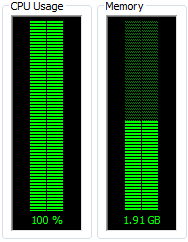 CPU Usage at max