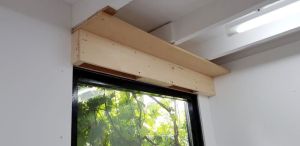 photo of wooden air duct external