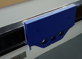 photo of vice faceplate on steel frame front